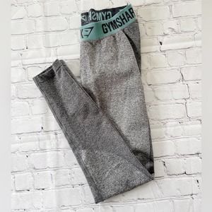 [Gymshark] grey flex grey seamless workout leggings medium